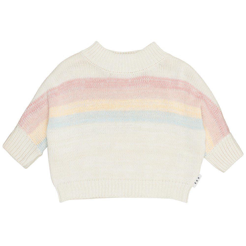 Rainbow Stripe Knit Jumper