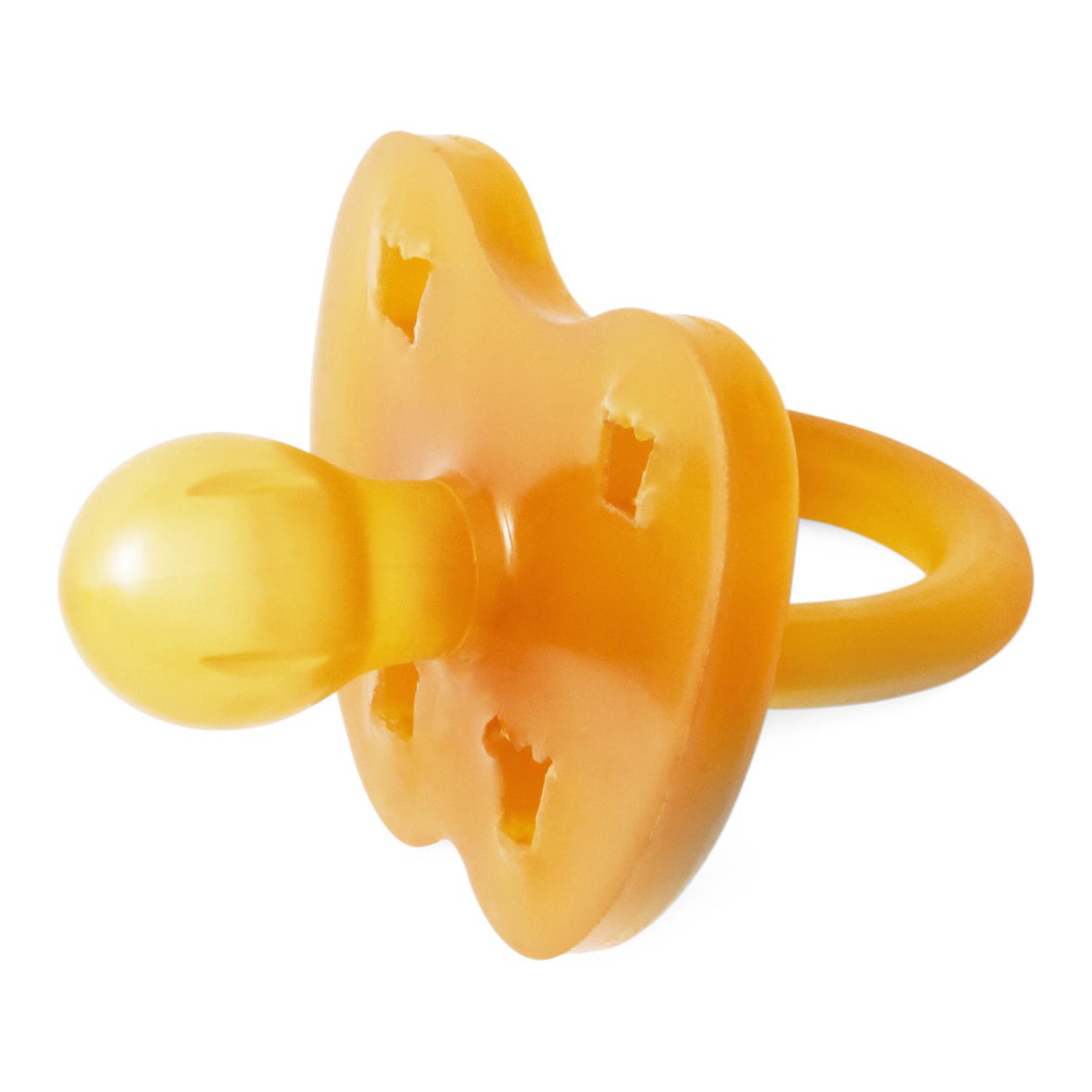 0+ Months Natural Rubber Pacifier Round | Natural