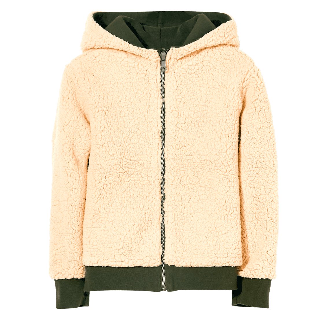 REVERSIBLE Hooper Zipped Hoodie Dark Khaki