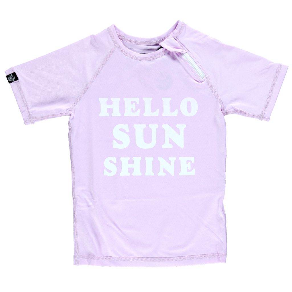 Hello Sunshine Rash Vest & Rainbow Bikini Bottoms