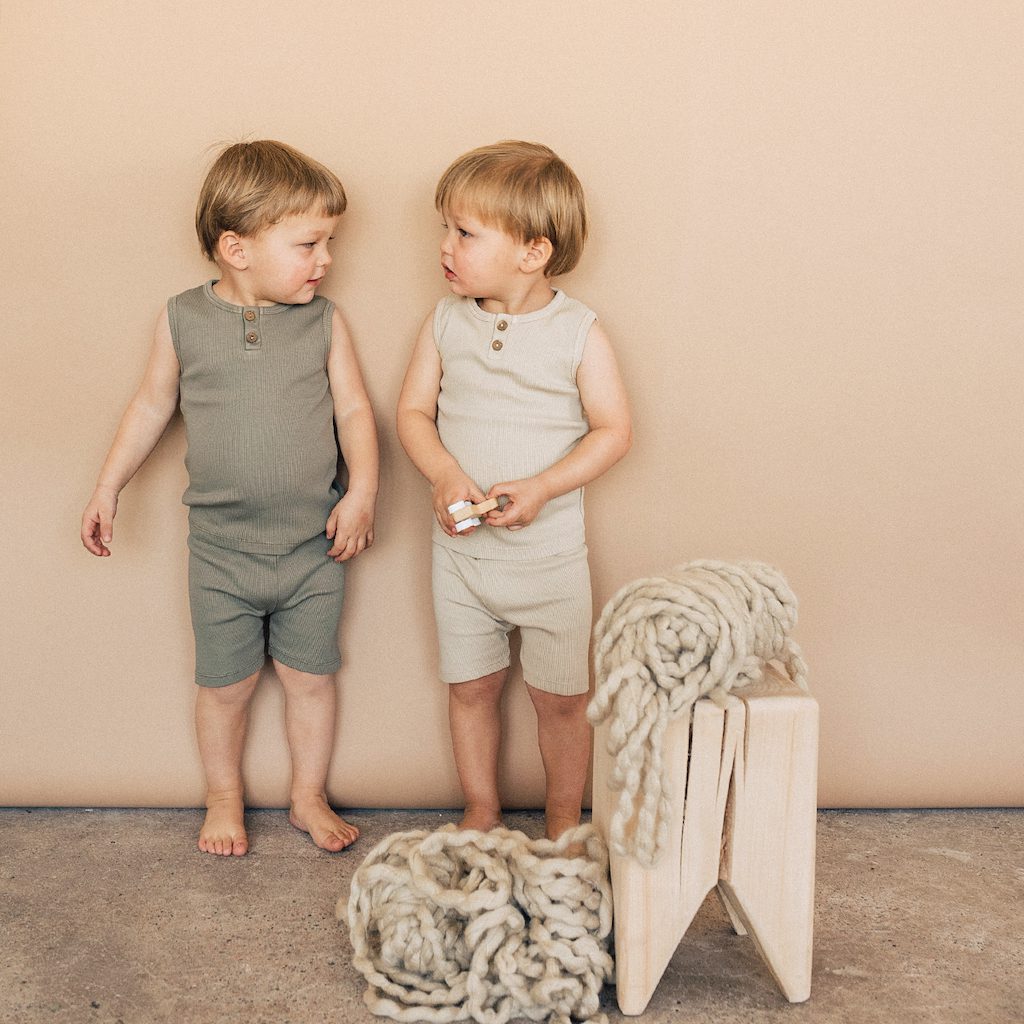 Henley Tank & Shorties | Moss
