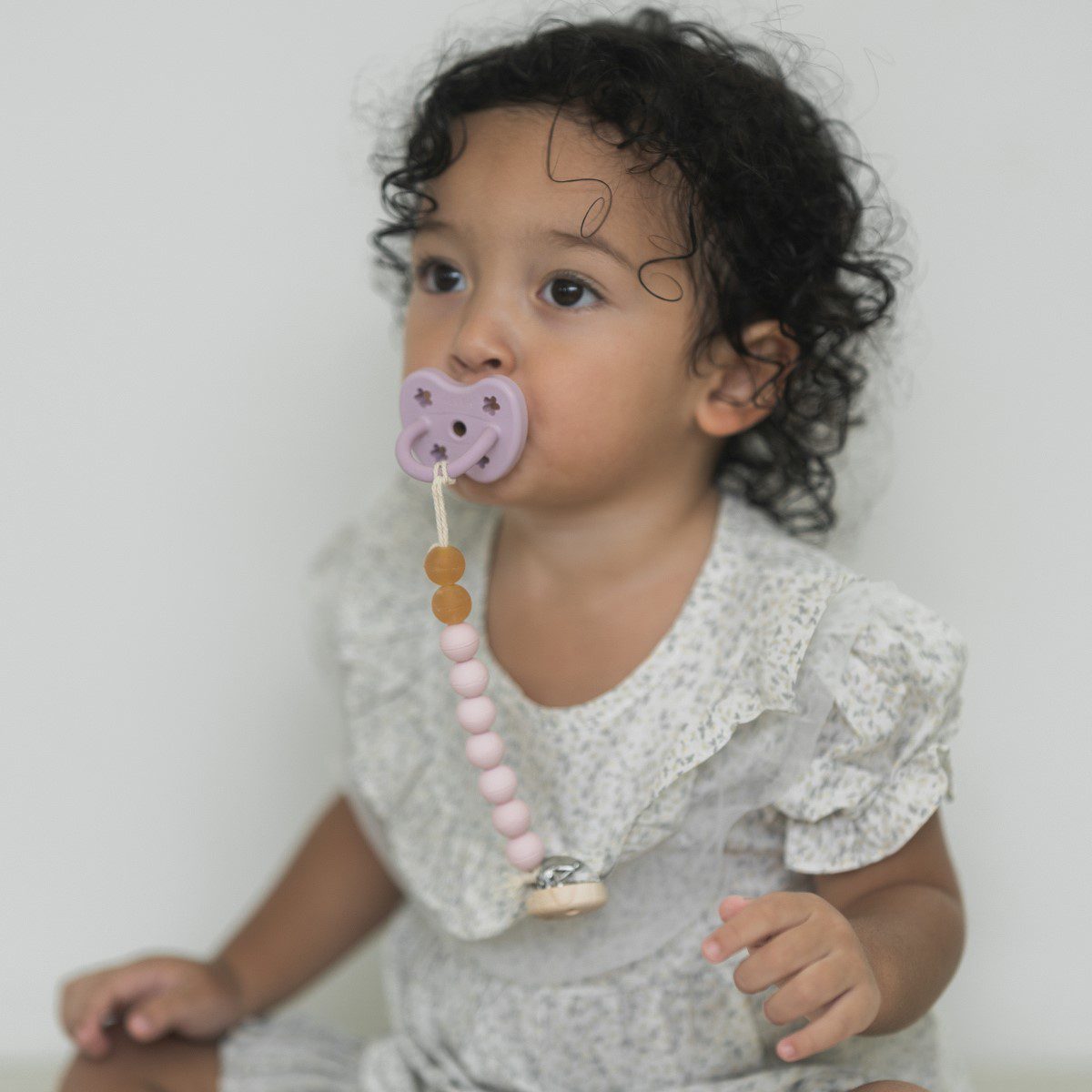 Pacifier Holder | Powder Pink