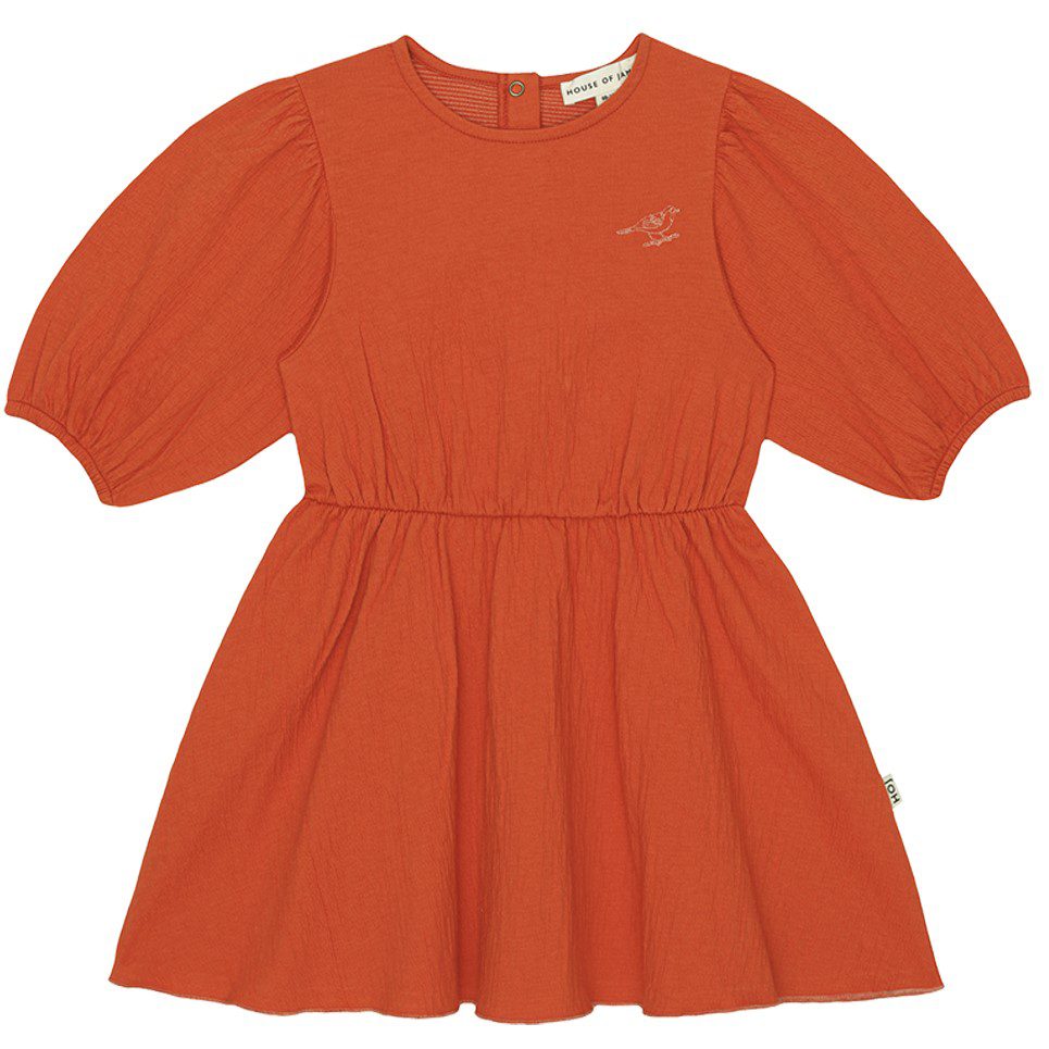 Balloon Dress | Red Coral