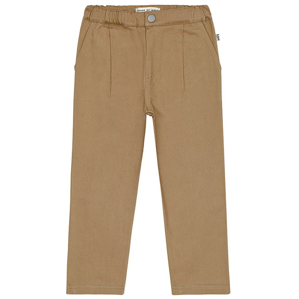 Soft Waffle Overzied L/S Tee & Camel Twill Chino