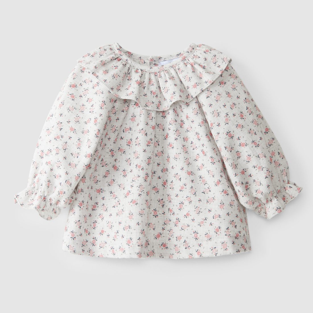 Dress & Flannel Floral Blouse