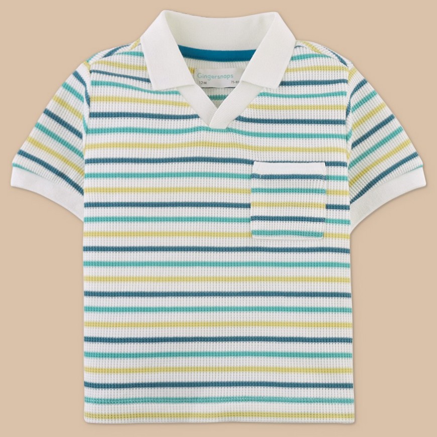 Baby Ricardo Polo Waffle Shirt