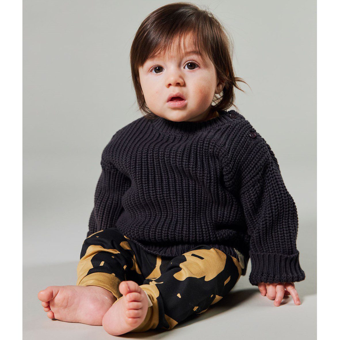 Brett Knitted Sweater | Black