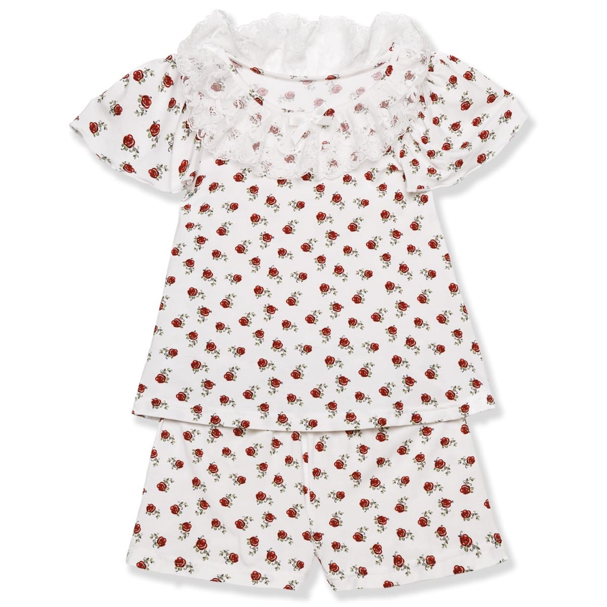 Pajama Melody & Zoe Set | Rose Print