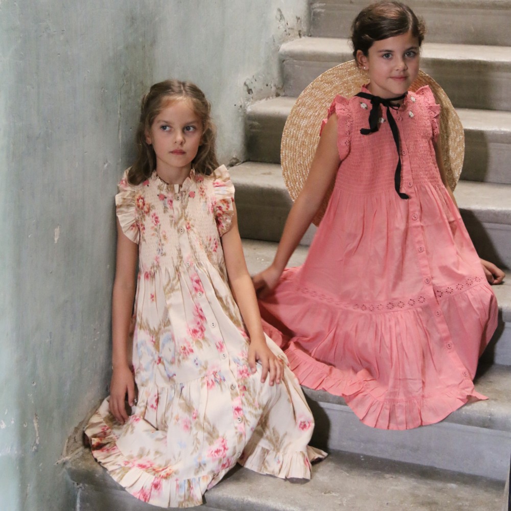 Antoinette Printed Long Dress