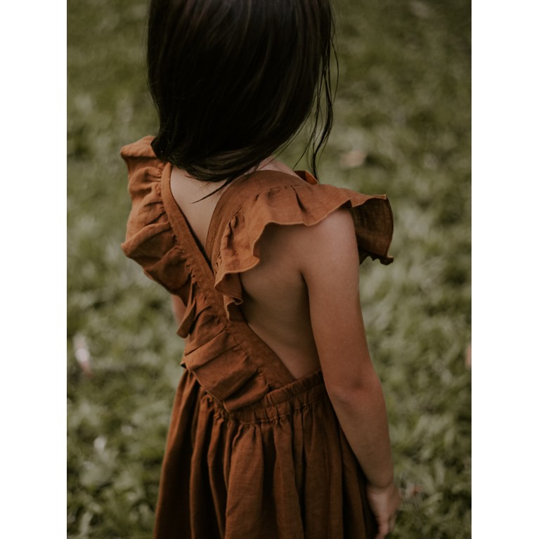 The Linen Pinafore | Rust