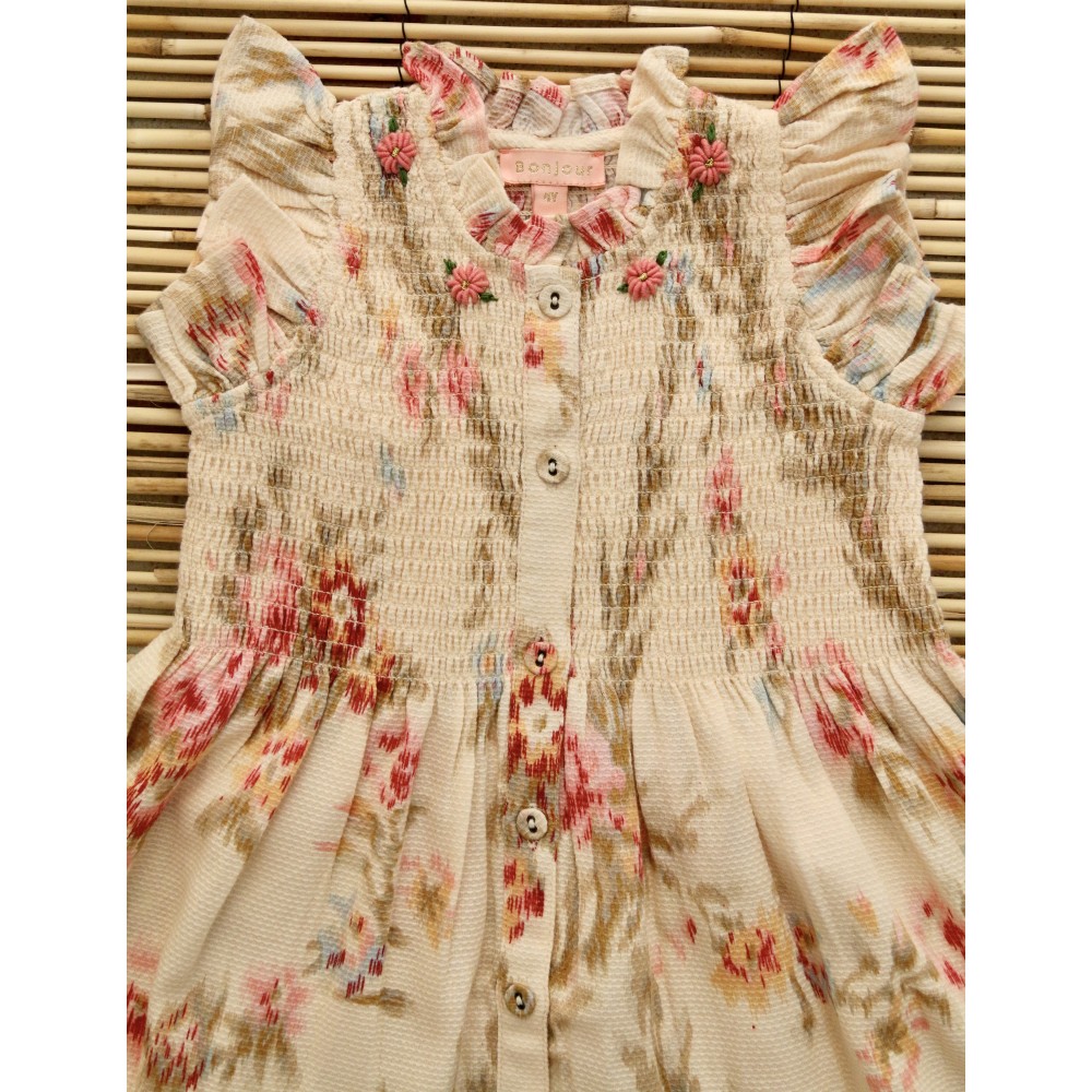 Antoinette Printed Long Dress