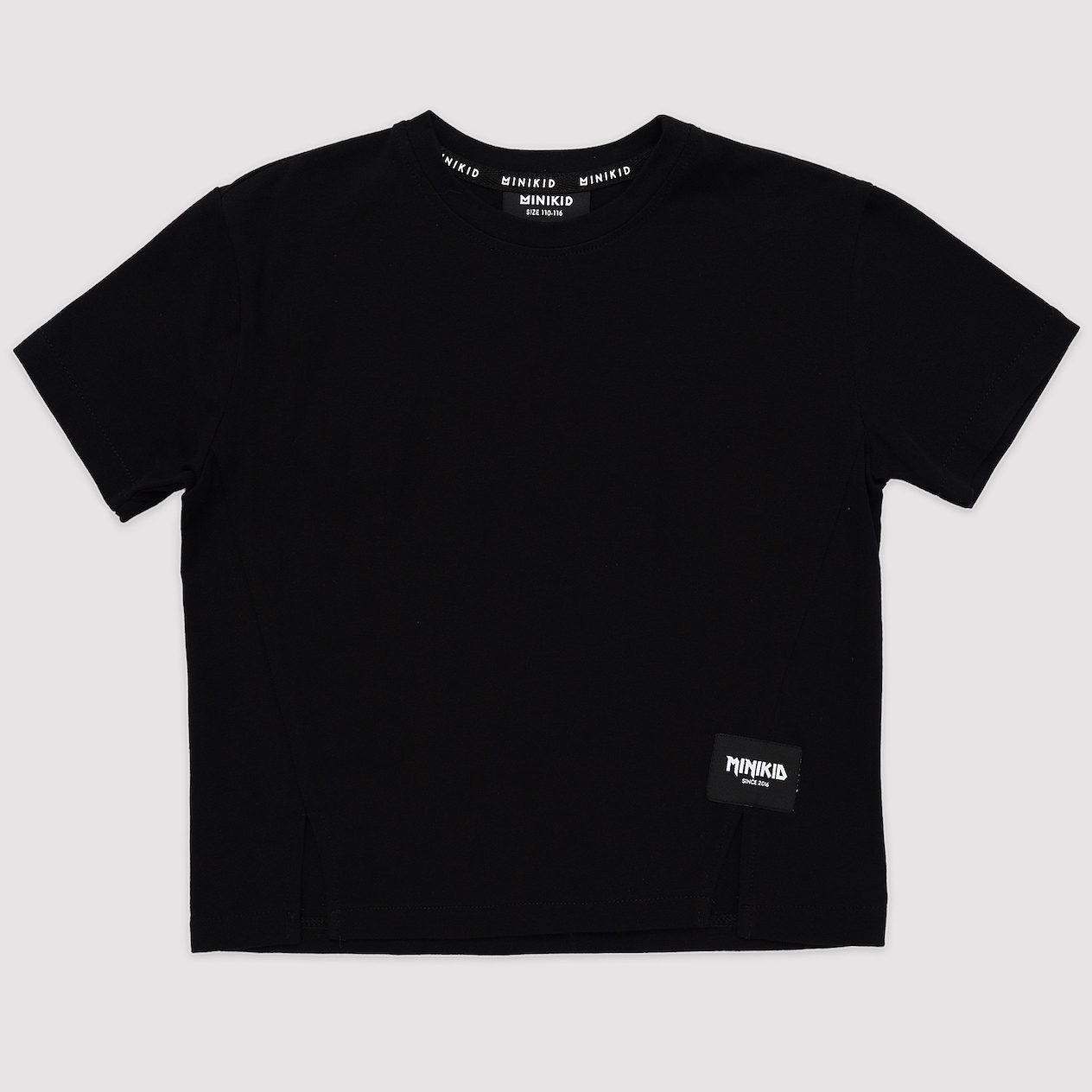 Asymmetric Black T-Shirt