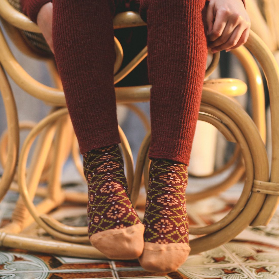 Brecon Socks | Berry