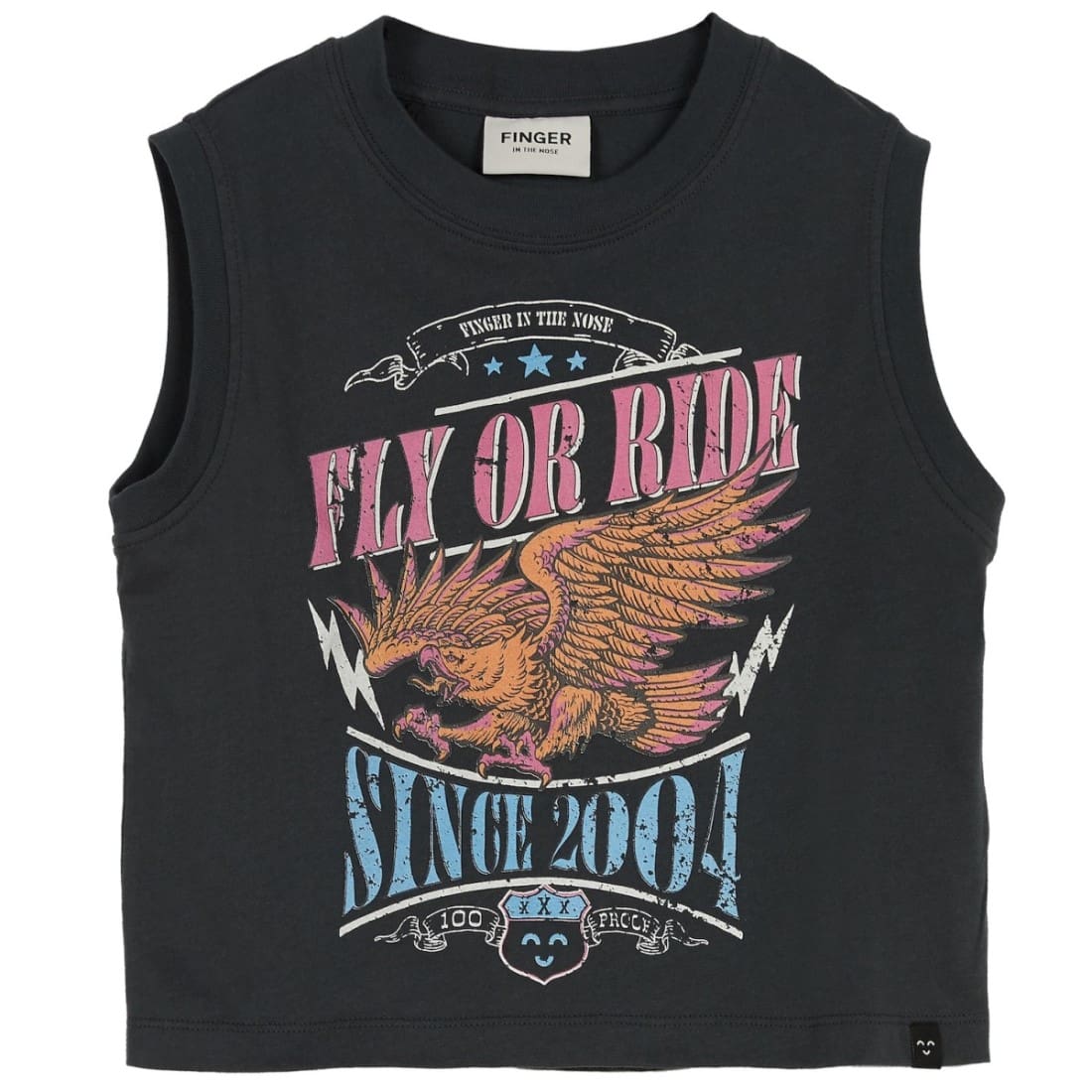 Janet Sun Black Eagle Sleeveless Shirt