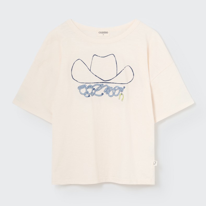 Jonk Slub Print Tshirt | Ivory