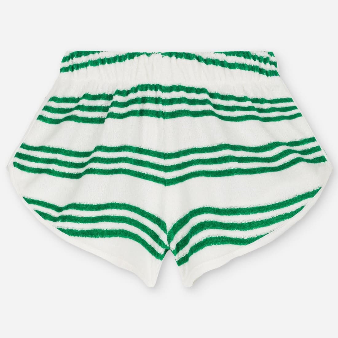 Juju Terry Stripe Shorts | Green