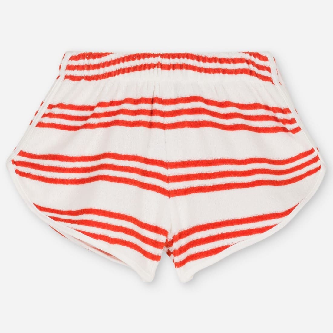 Juju Terry Stripe Shorts | Red