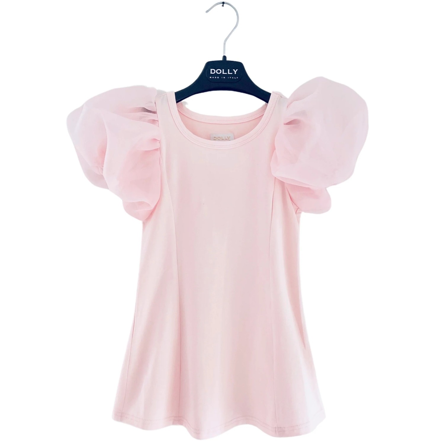 Puff Sleeve Organza Dress | Pink