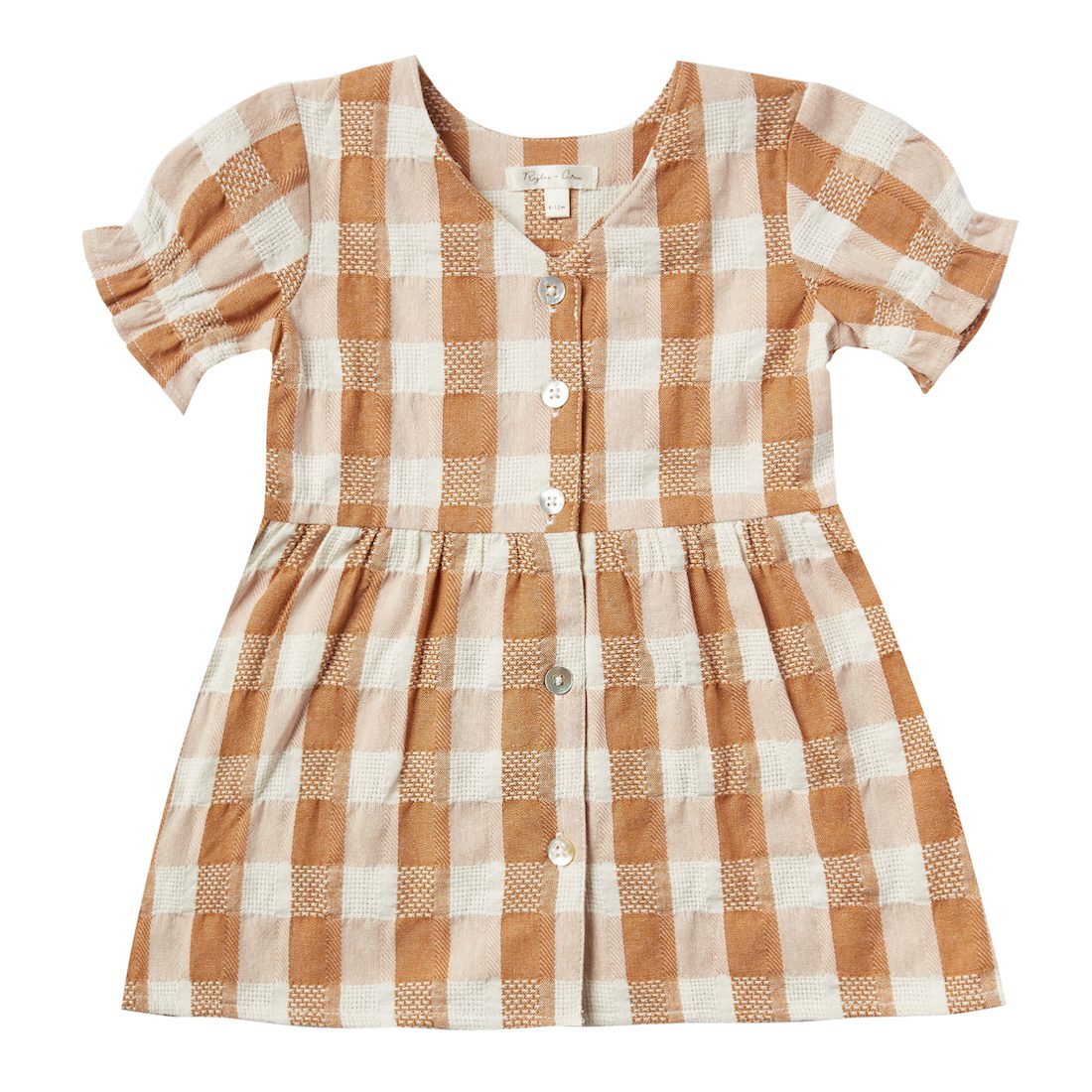 Jeanette Dress | Cinnamon Check