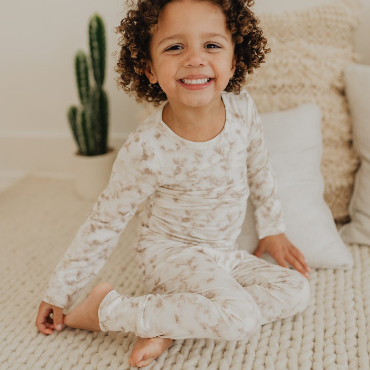 Printed Lounge Set | Tie Dye In Rose