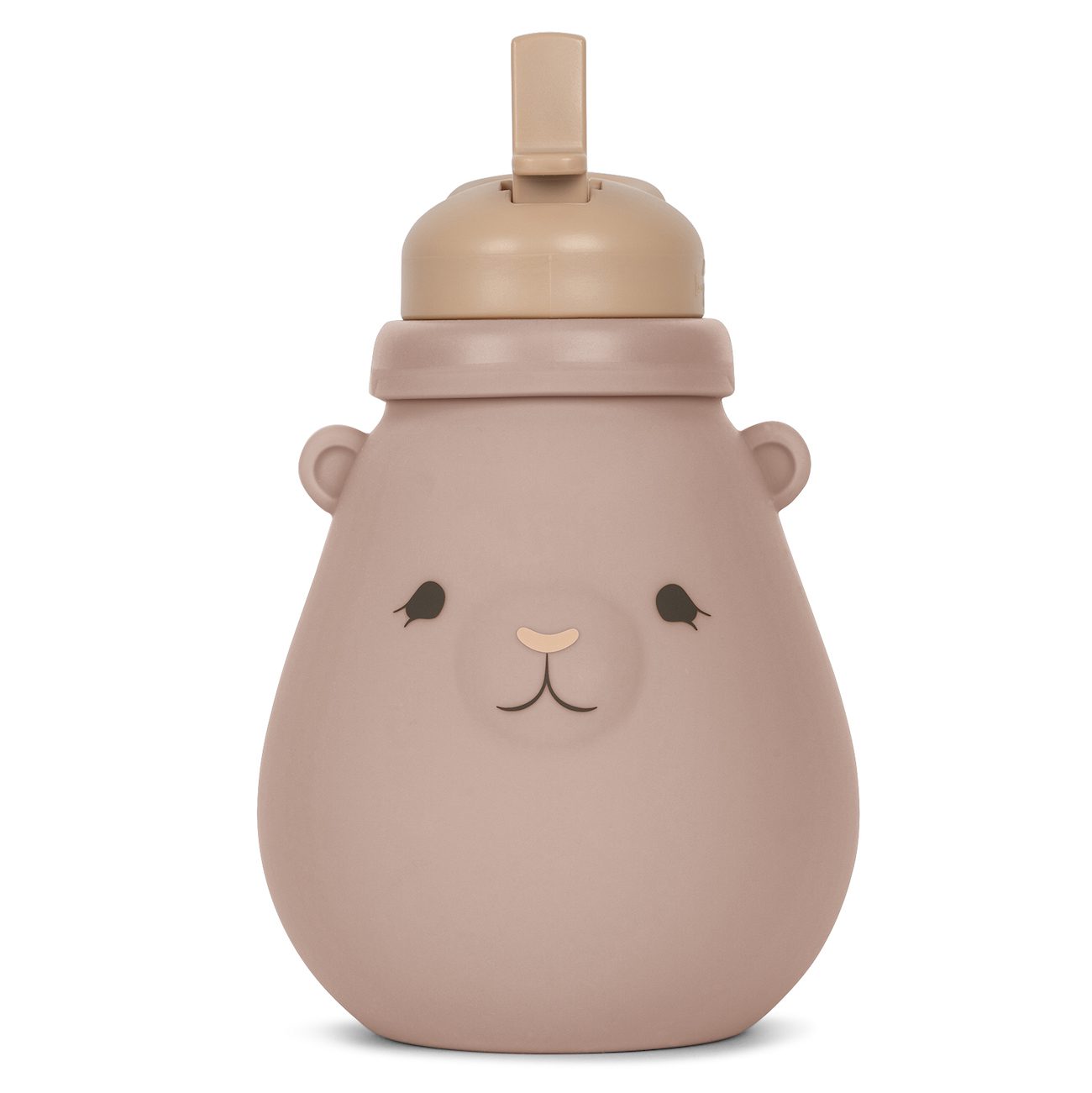 Silicone Drinking Bottle Teddy | Blush