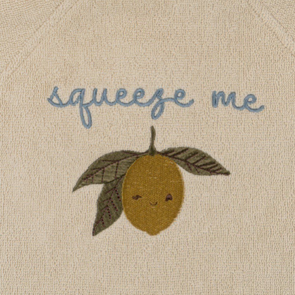 Terry Towel Embroidery | Lemon