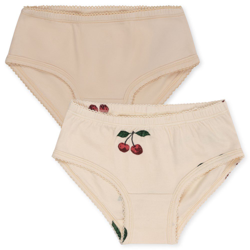 2 Pack Basic Underpants | Ma Grande Cerise/Nouvelle Peach