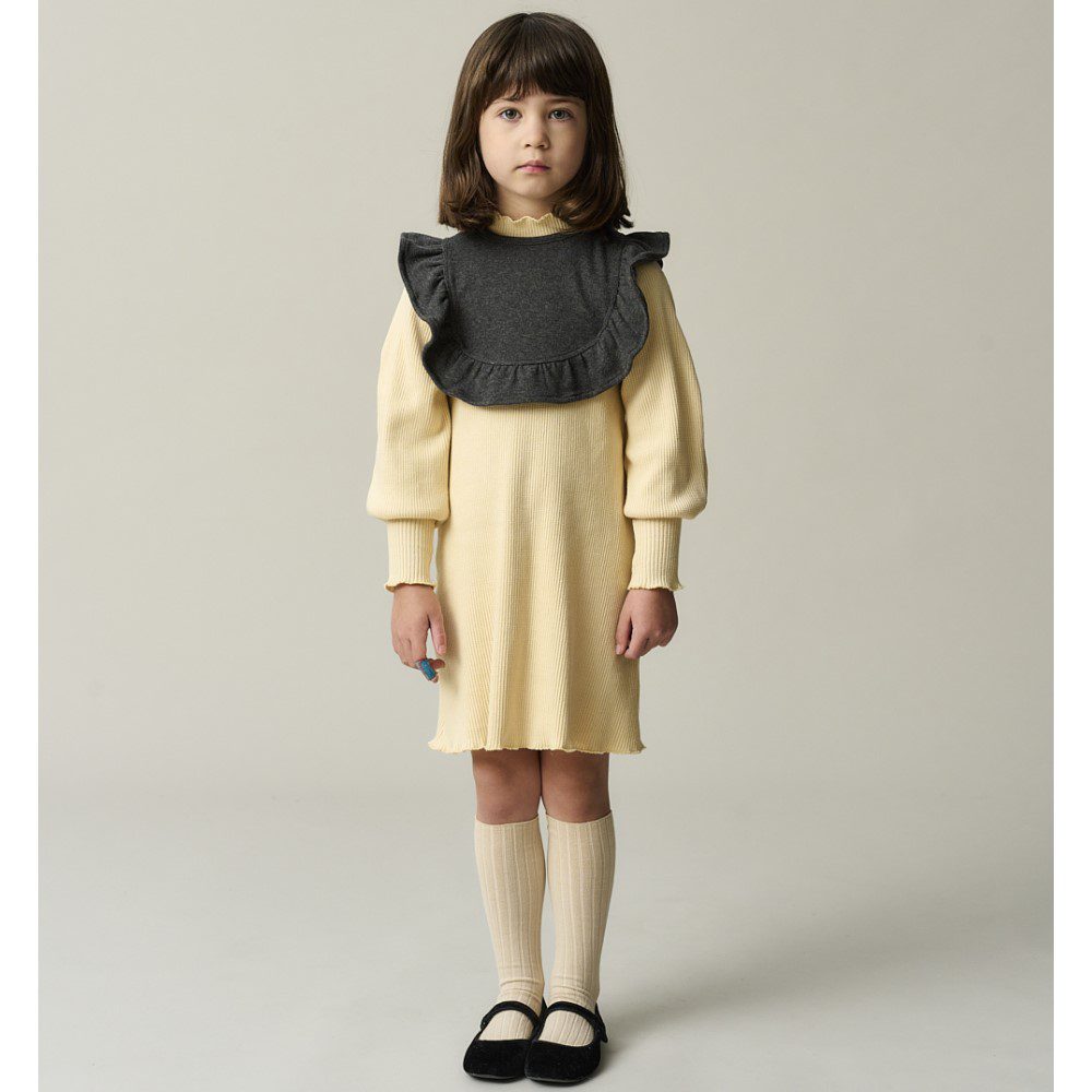 Soft Rib Dress | Stone