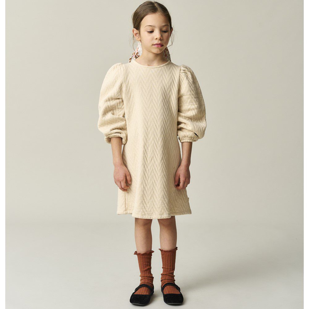 Quilted Zigzag Dress