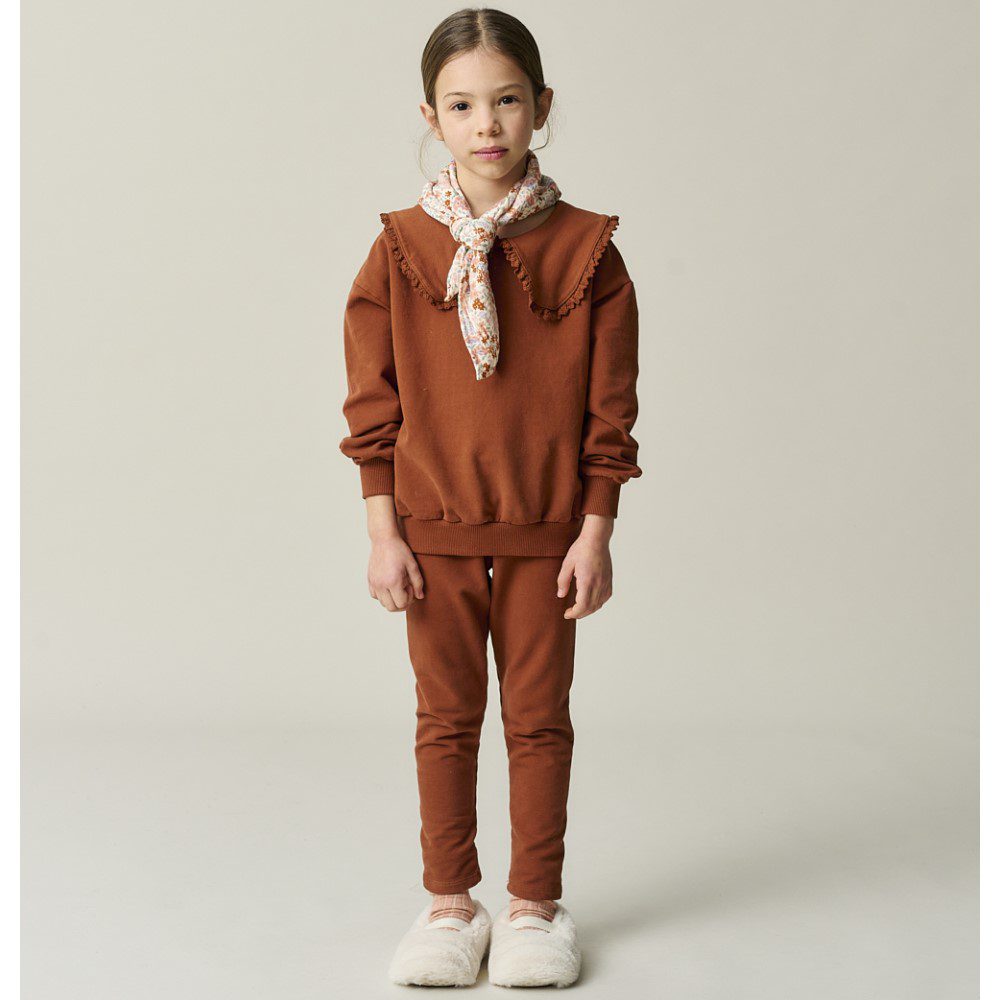 Soft-touch ruffle sweatshirt & Leggings