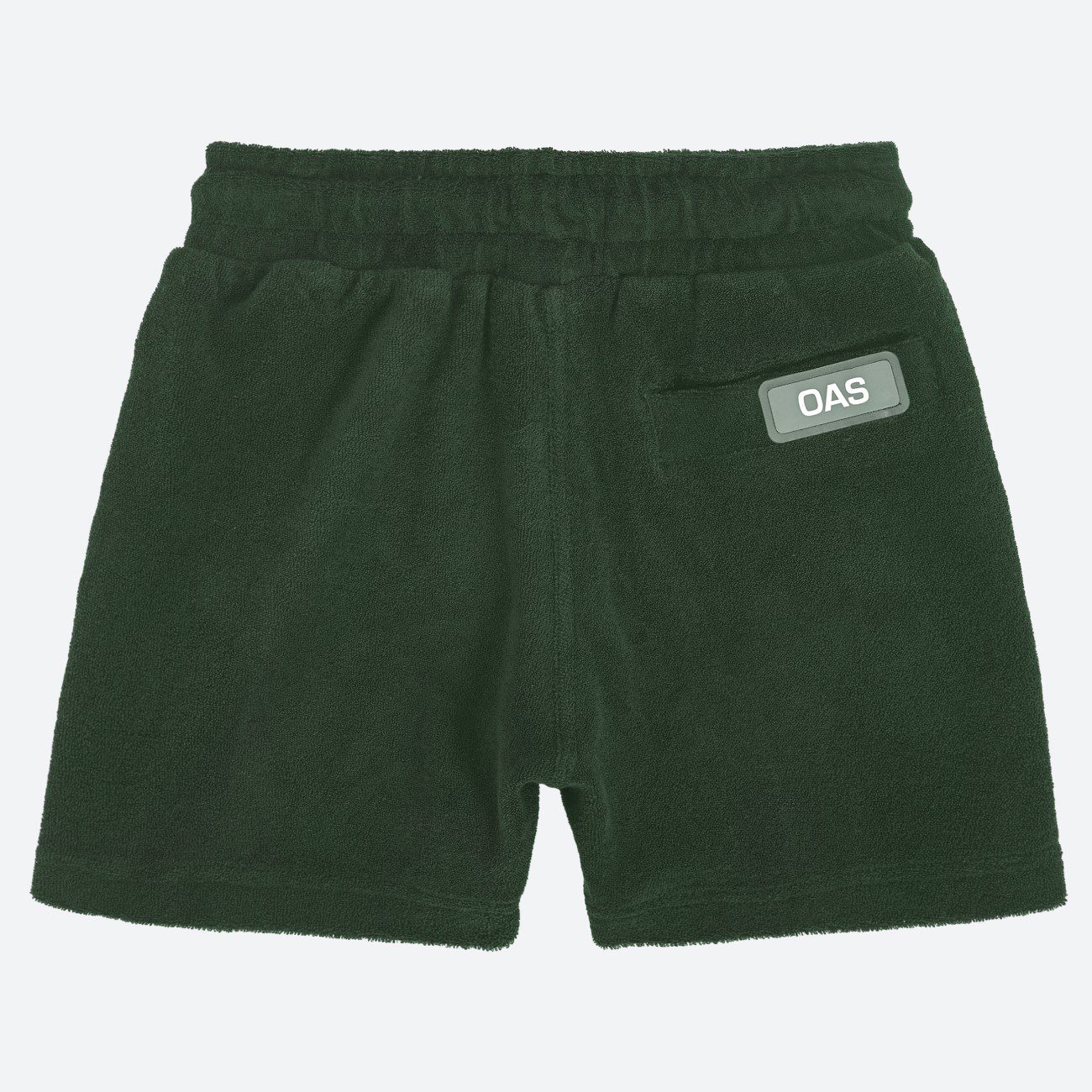 Banana Leaf Cuba Terry Shirt & Green Terry Shorts