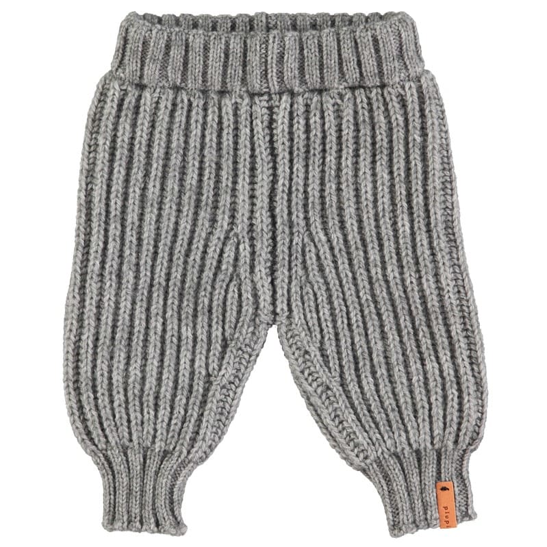 Knitted Baby Leggins | Grey