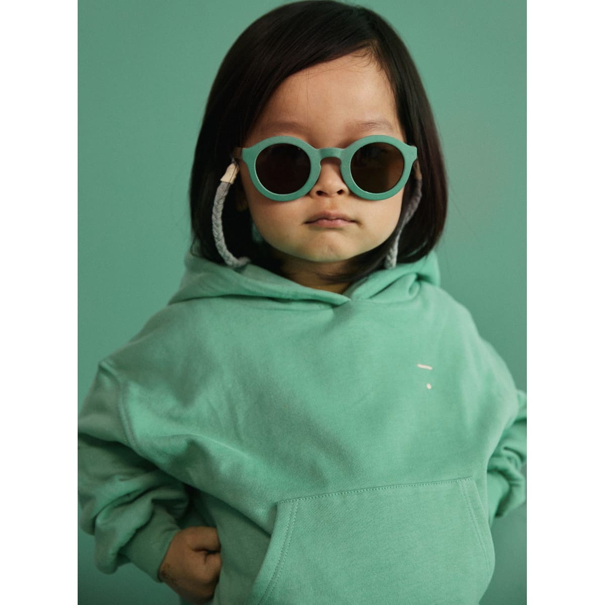 Cream Sunglasses Cord | Bright Green/Peanut /Grey Melange