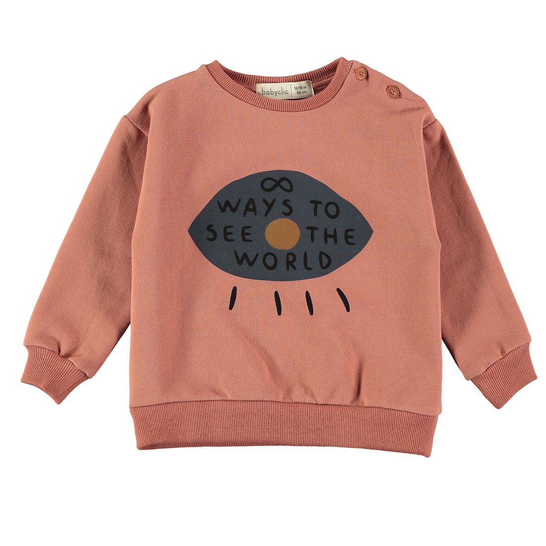 Sweatshirt Eye | Terracota