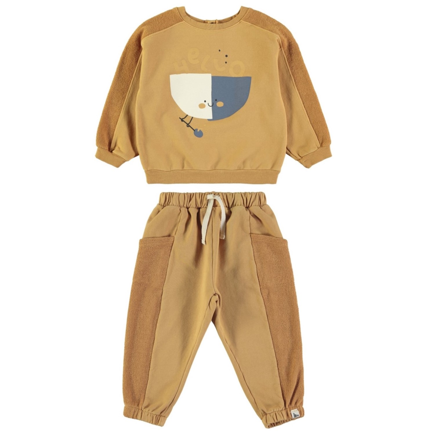 Soup Sweatshirt & Leo Pants | Mustard