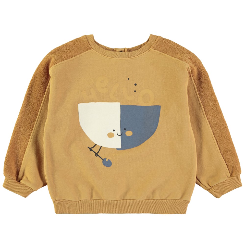 Soup Sweatshirt & Leo Pants | Mustard
