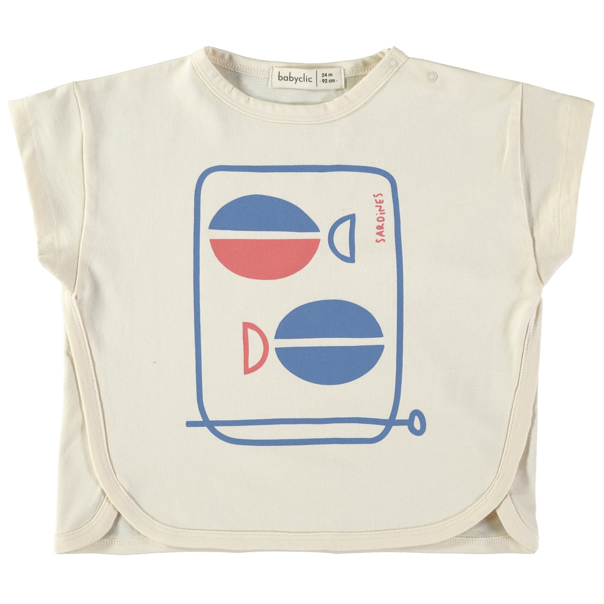 T-shirt Poisson Ecru