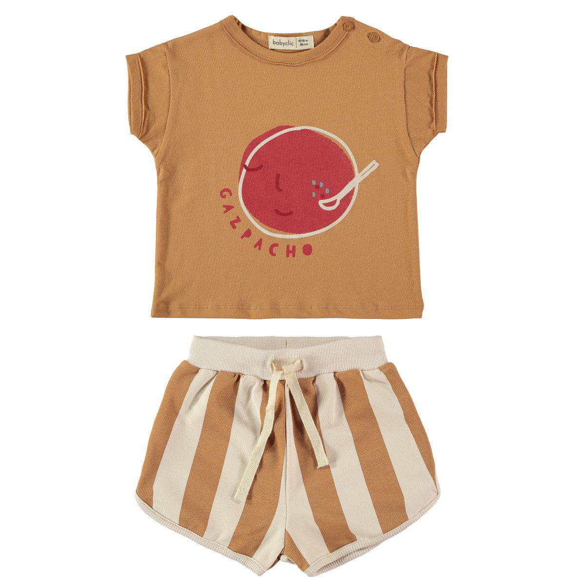 Gazpacho T-Shirt & Stripes Clay Short