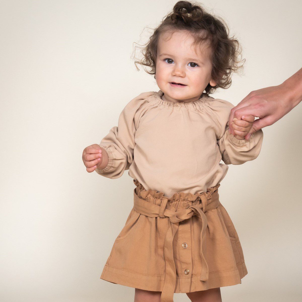 Ida Skirt Twill | Caramel