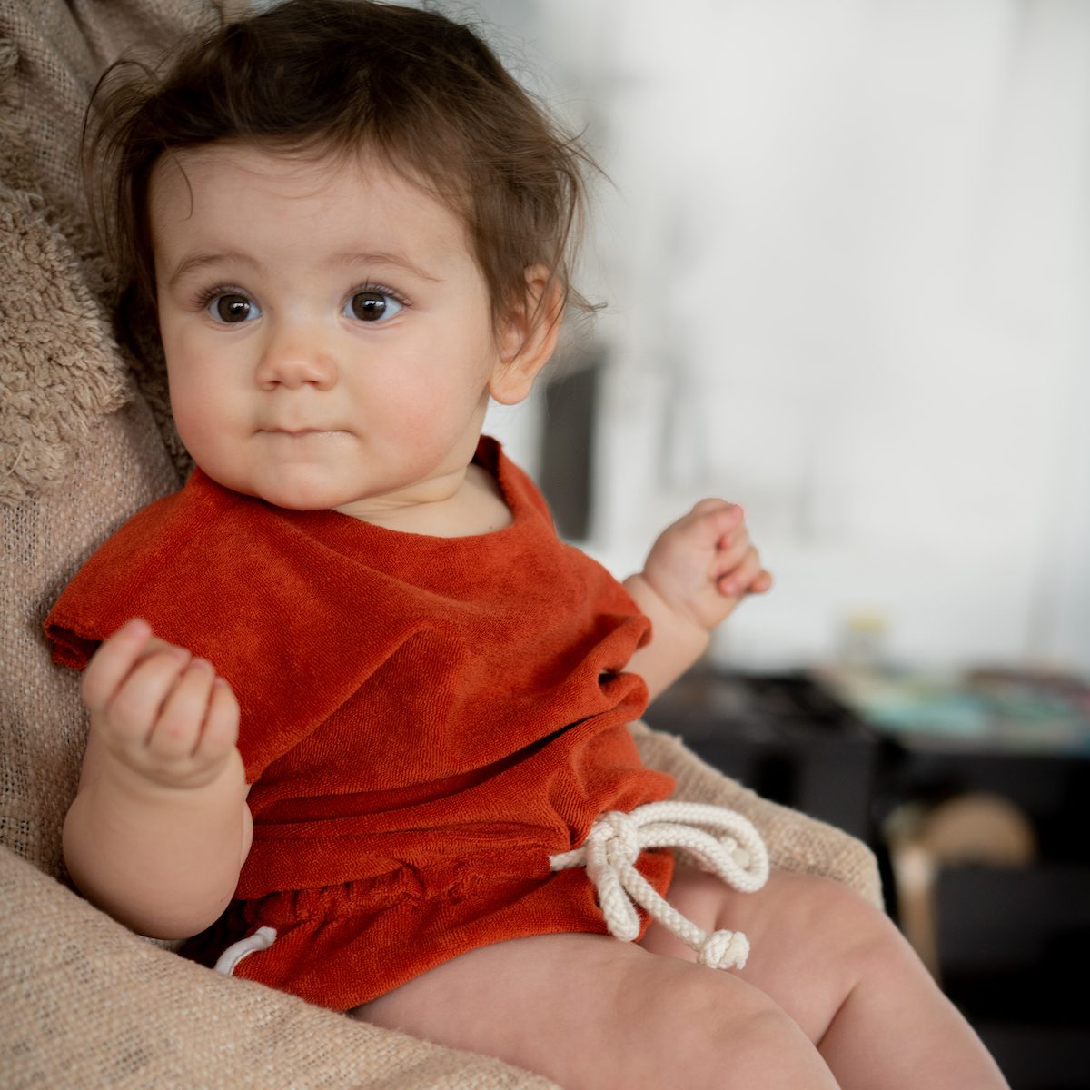 Joa Jumpsuit Terrycloth | Coral Blush