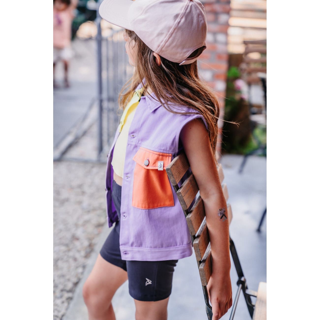 Lenny Vest | Lavender/Orange/Banana