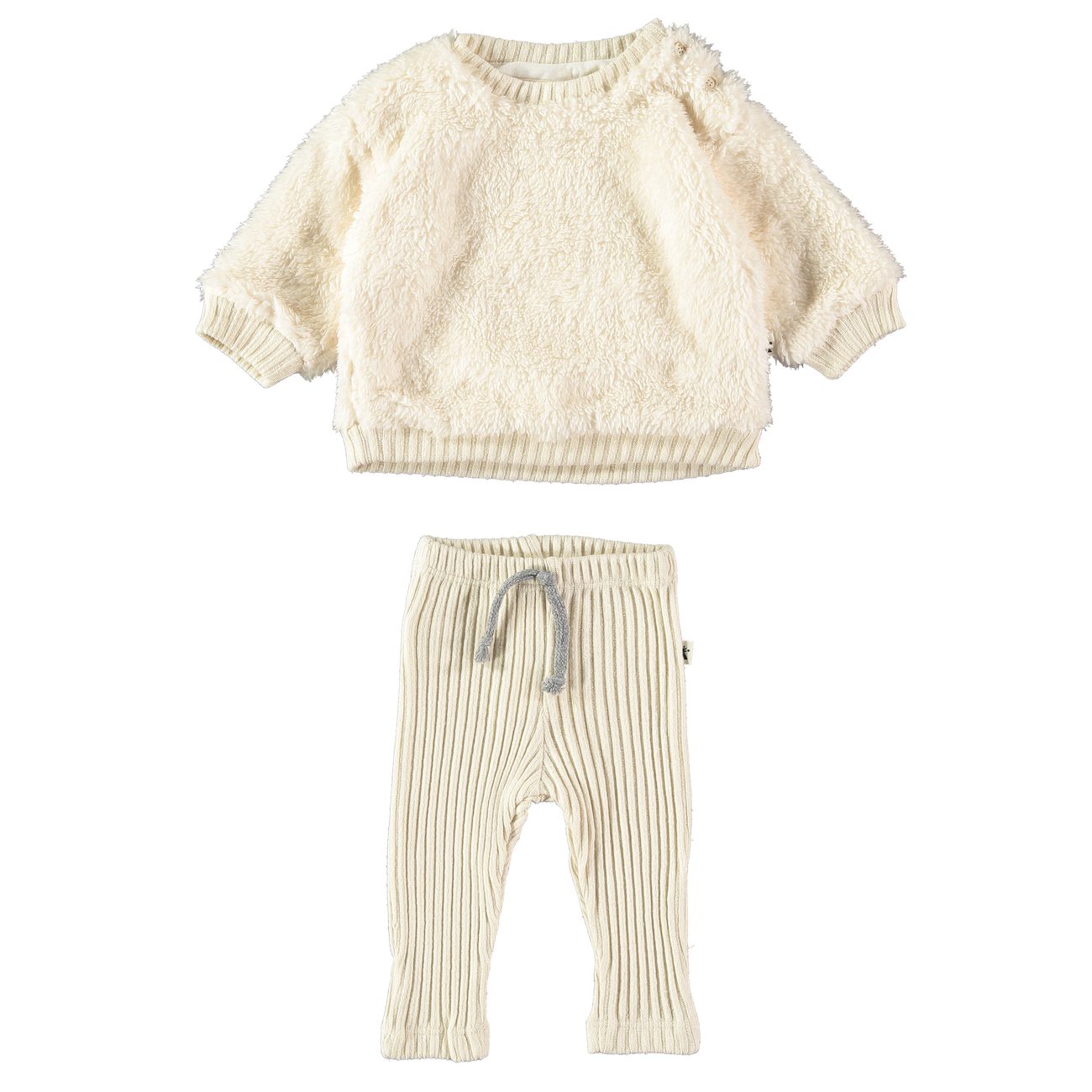Nootka Furry Sweatshirt & Rib Leggings