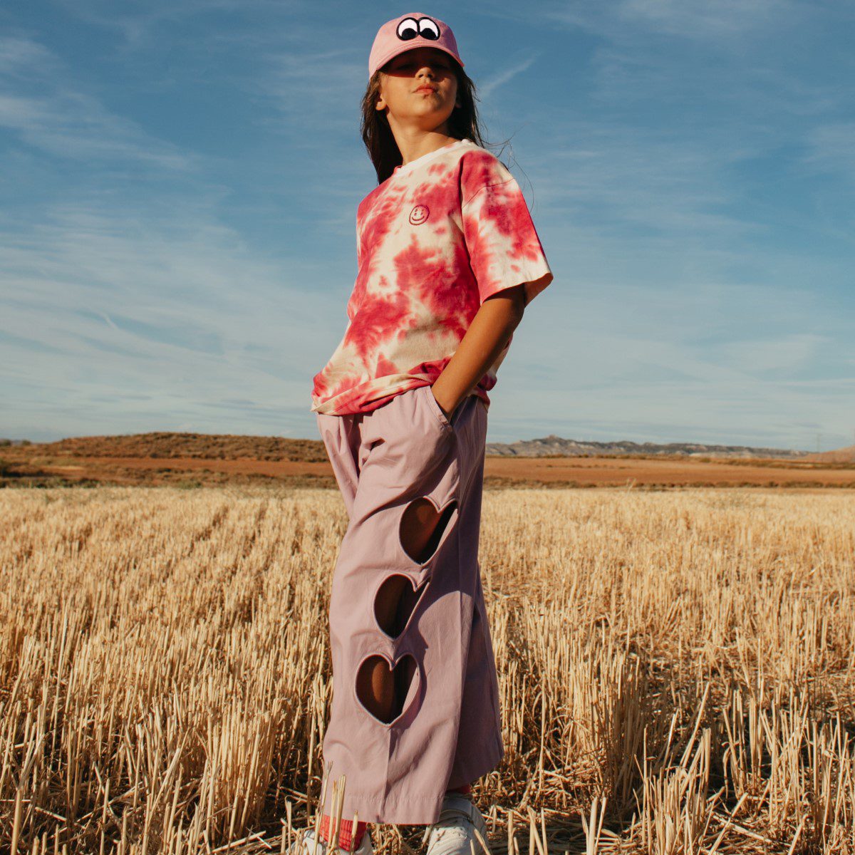 Heart Cut Out Wide Leg Pants | Orchid Haze