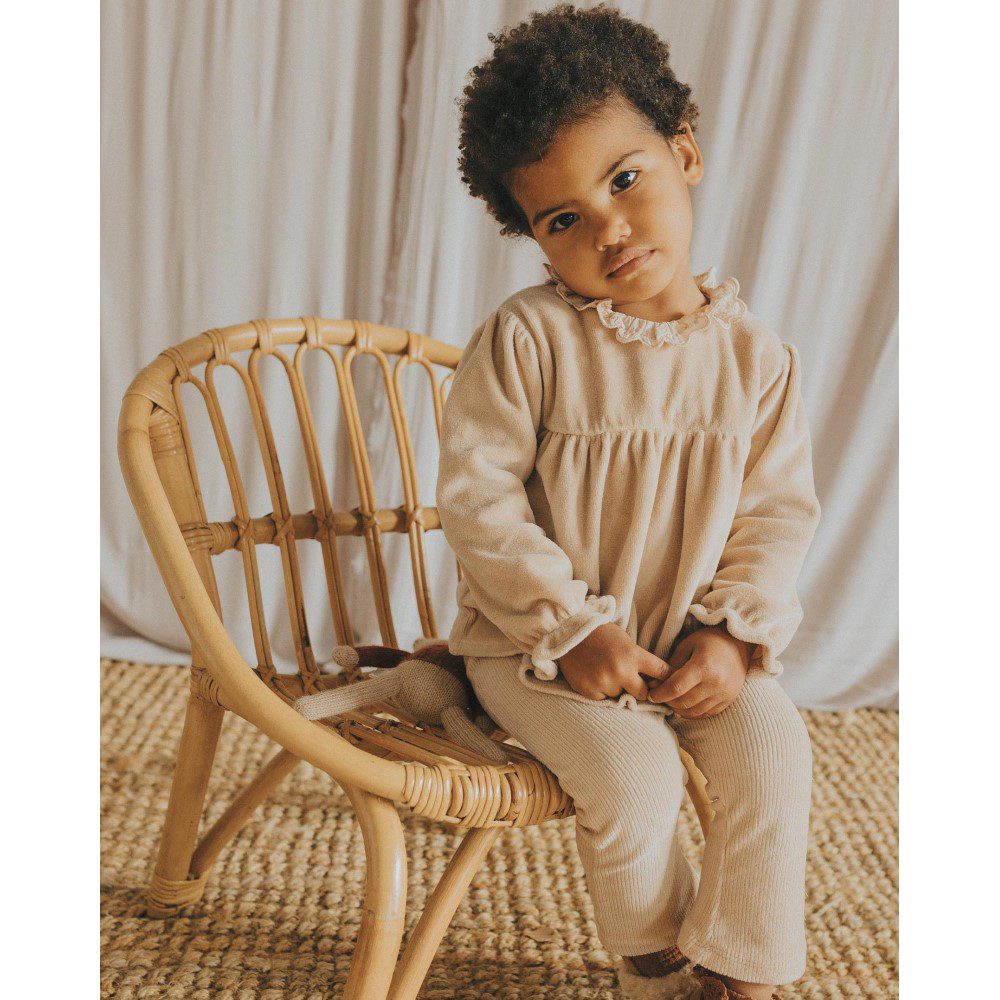 BB Velvet Top & Flare Pants