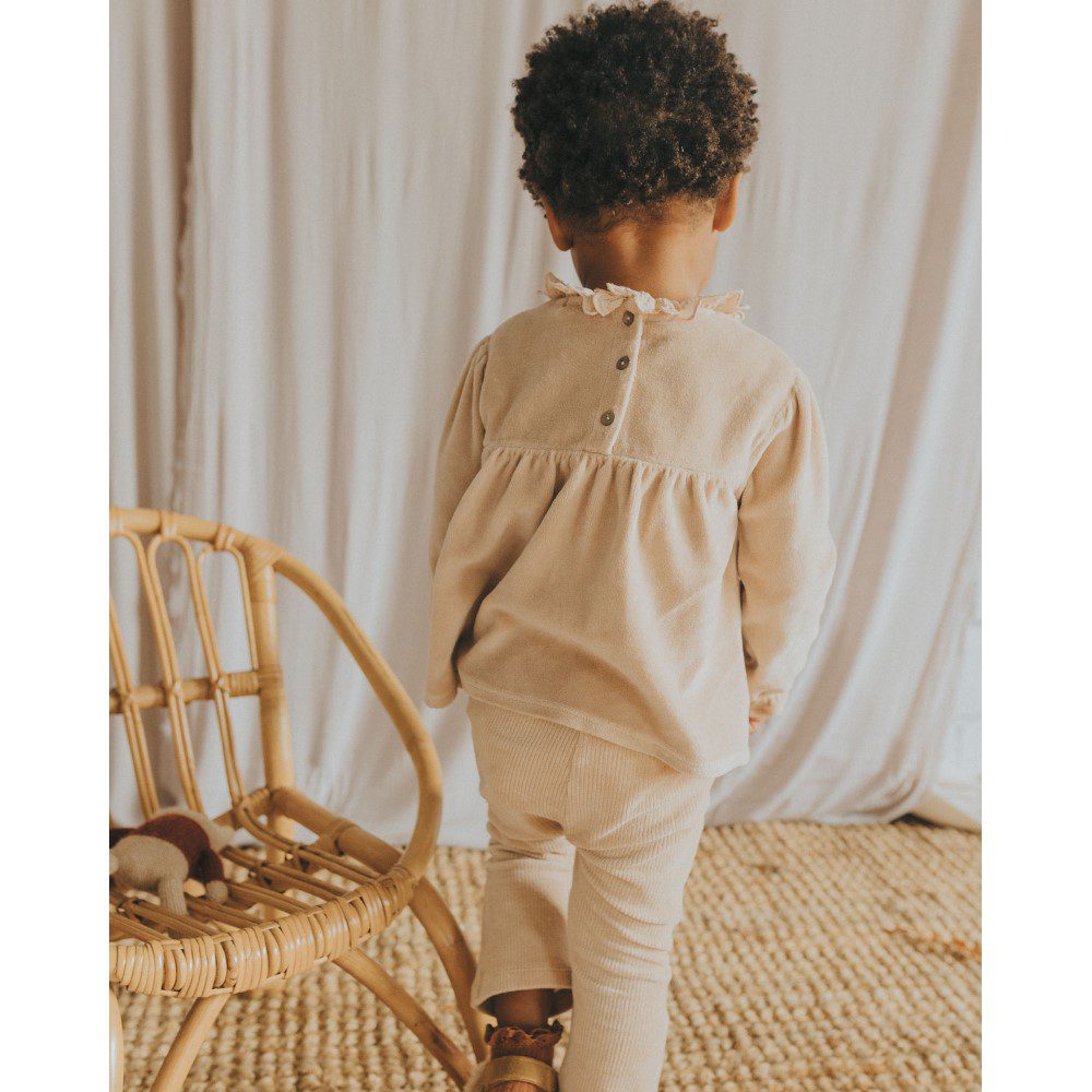 BB Velvet Top & Flare Pants