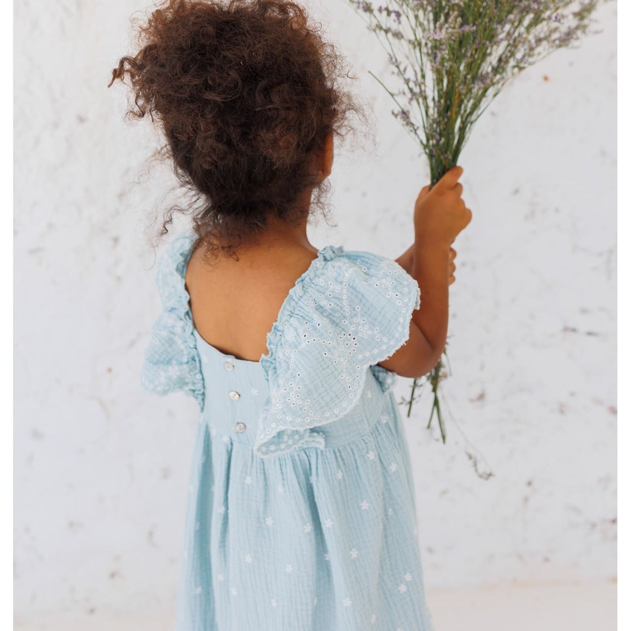 Embroidery Dress | Almond