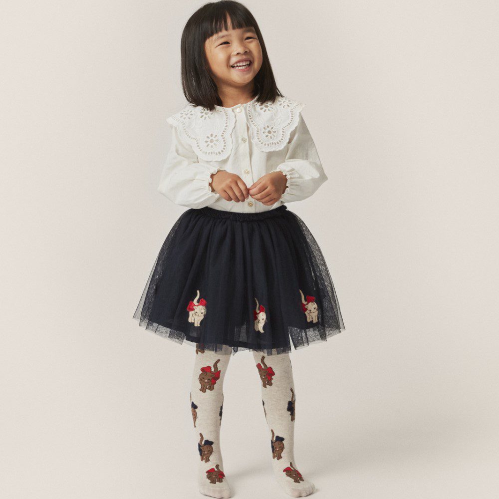 2 Pack Lapis Tights | Cherry/Cat