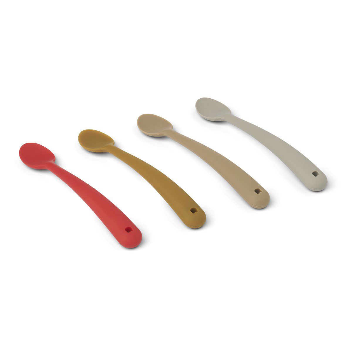 Siv Feeding Spoon 4 Pack | Apple Red Multi Mix