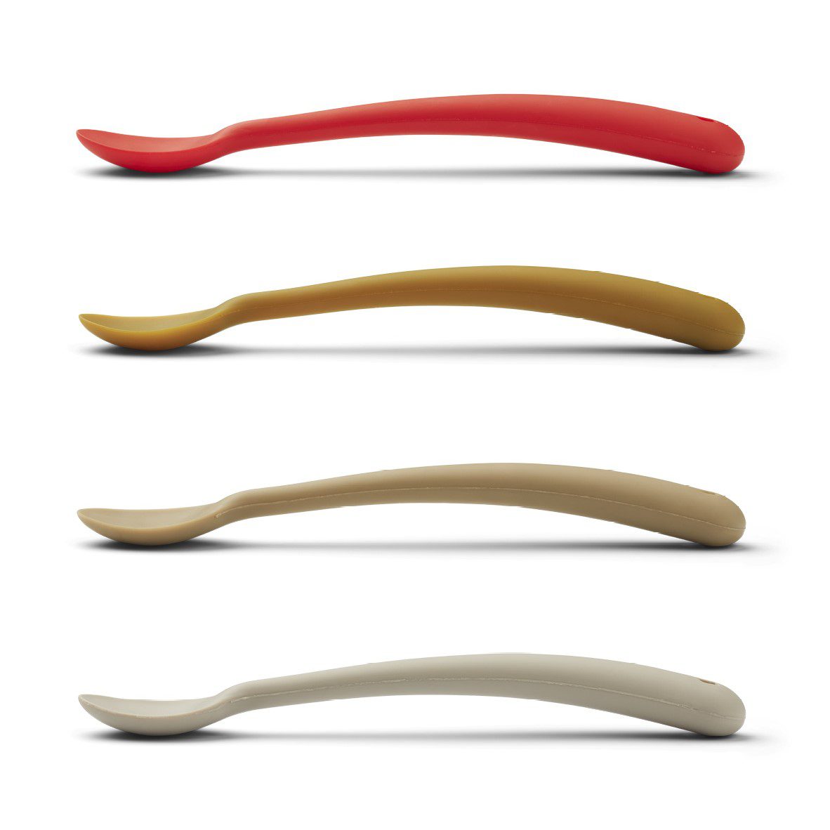 Siv Feeding Spoon 4 Pack | Apple Red Multi Mix