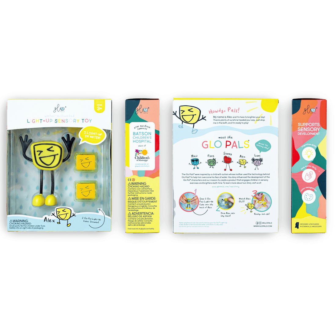 Light Up Character & Cubes | Alex Yellow